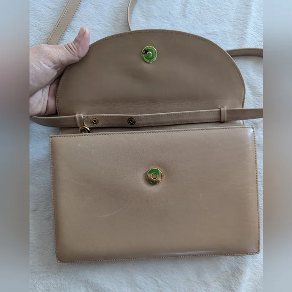 Rare Vintage Paloma Picasso Beige Shoulder Bag  Collectible - Picture 3 of 13